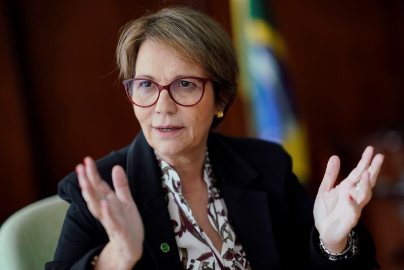 Ministra Tereza Cristina diz que está com Covid-19 e passa bem Ministra Tereza Cristina diz que está com Covid-19 e passa bem