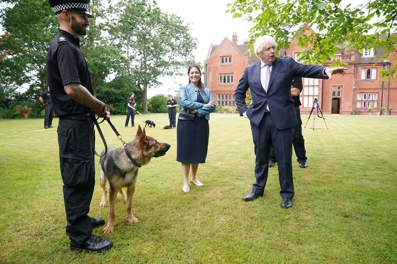 Boris Johnson está preocupado com os “impulsos românticos” de seu cachorro em Downing Street Boris Johnson está preocupado com os “impulsos românticos” de seu cachorro em Downing Street