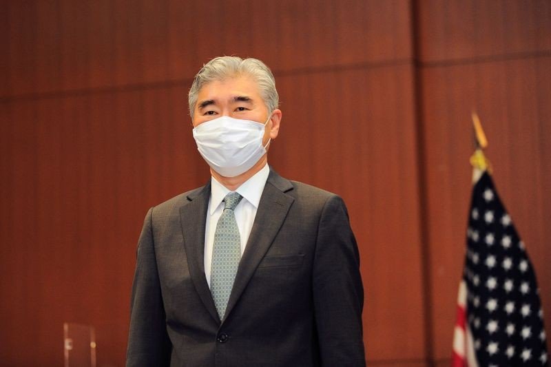 Enviado dos EUA diz não haver hostilidade contra Coreia do Norte e encontra aliados da Ásia Enviado dos EUA diz não haver hostilidade contra Coreia do Norte e encontra aliados da Ásia