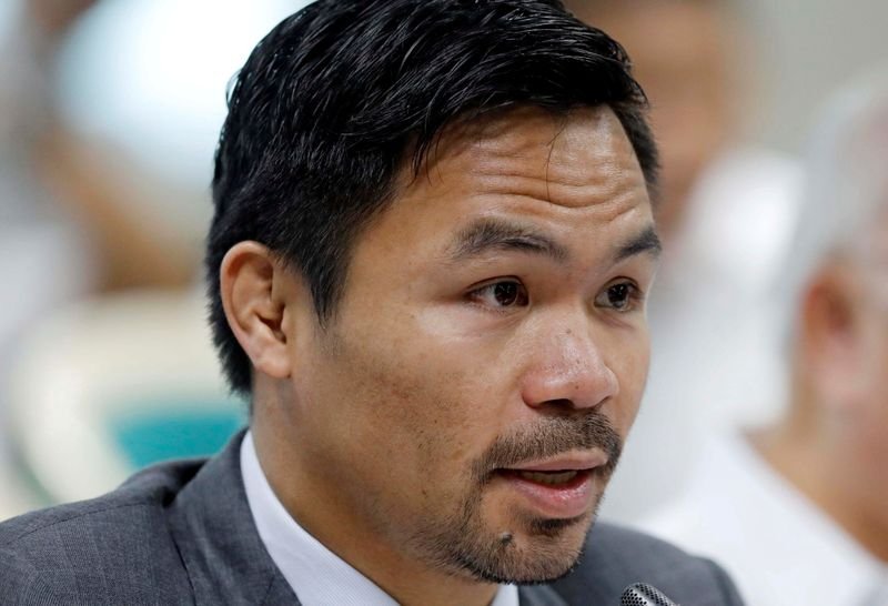 Candidatura presidencial pode ser luta mais dura de boxeador filipino Pacquiao Candidatura presidencial pode ser luta mais dura de boxeador filipino Pacquiao