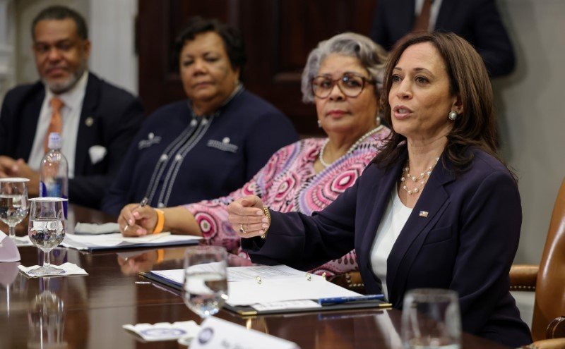 Kamala Harris lança campanha por direitos dos eleitores nos EUA Kamala Harris lança campanha por direitos dos eleitores nos EUA